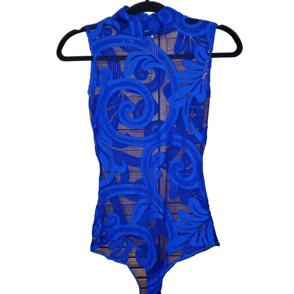 Discovery Mesh/ Sheer Bodysuit Medium NWOT